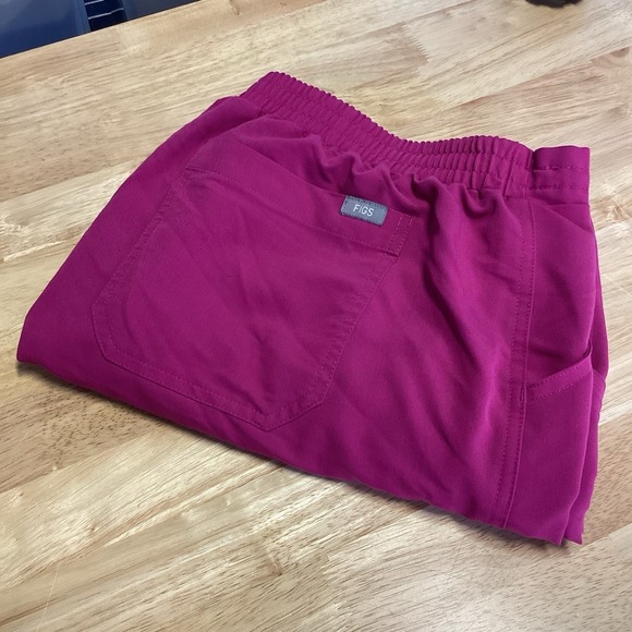 Figs Pants - Ladies FIGS Yola Skinny Scrub‎ Pants - TW20000P - Raspberry - XL Petite